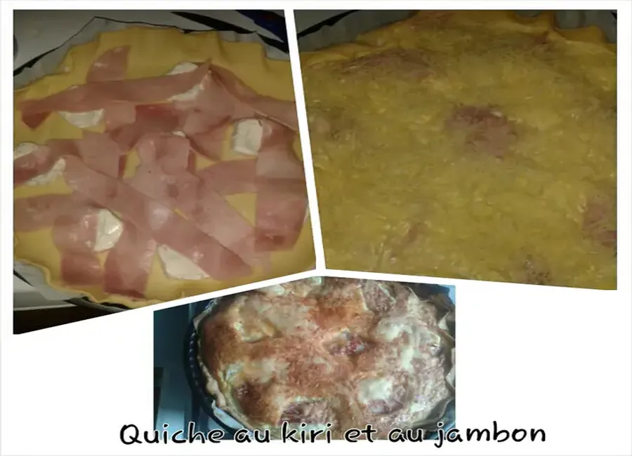 Quiche au kiri et au jambon