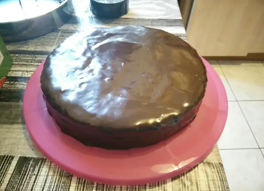 Gâteau au chocolat ganaché