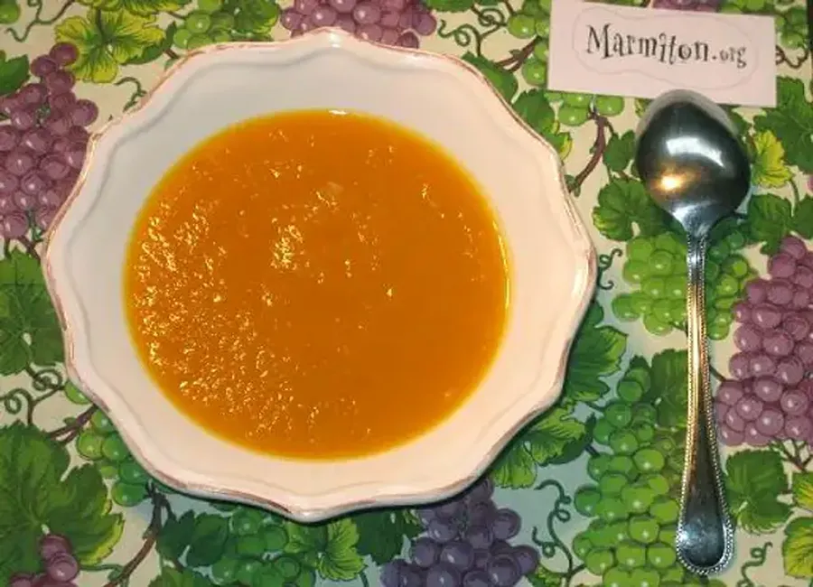 Velouté de potiron au gingembre
