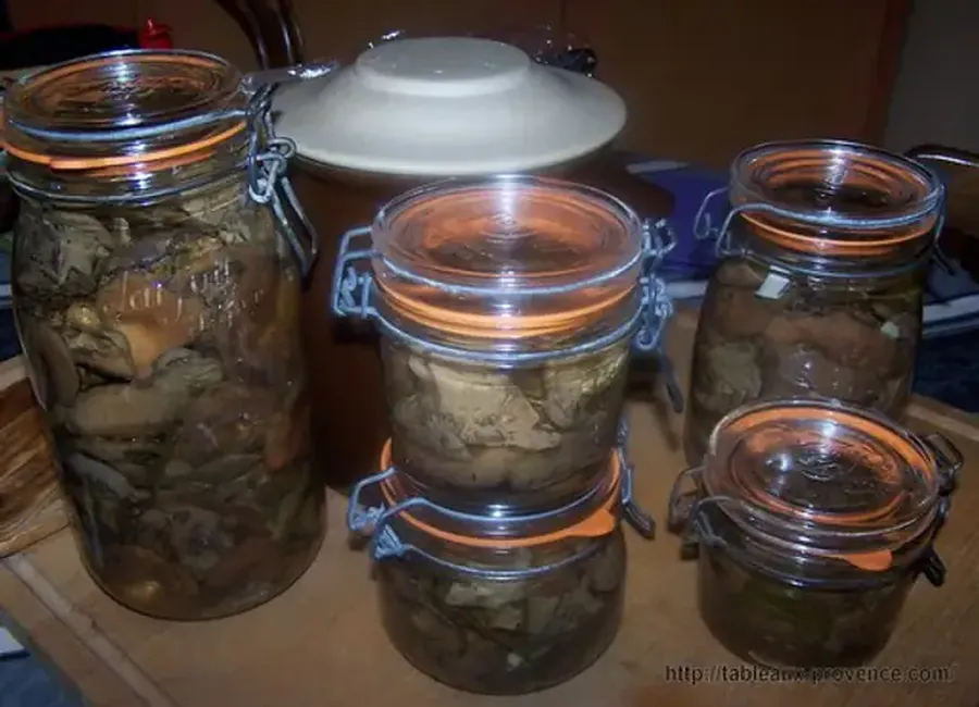 Sanguins à l'huile et au vinaigre (en bocal)