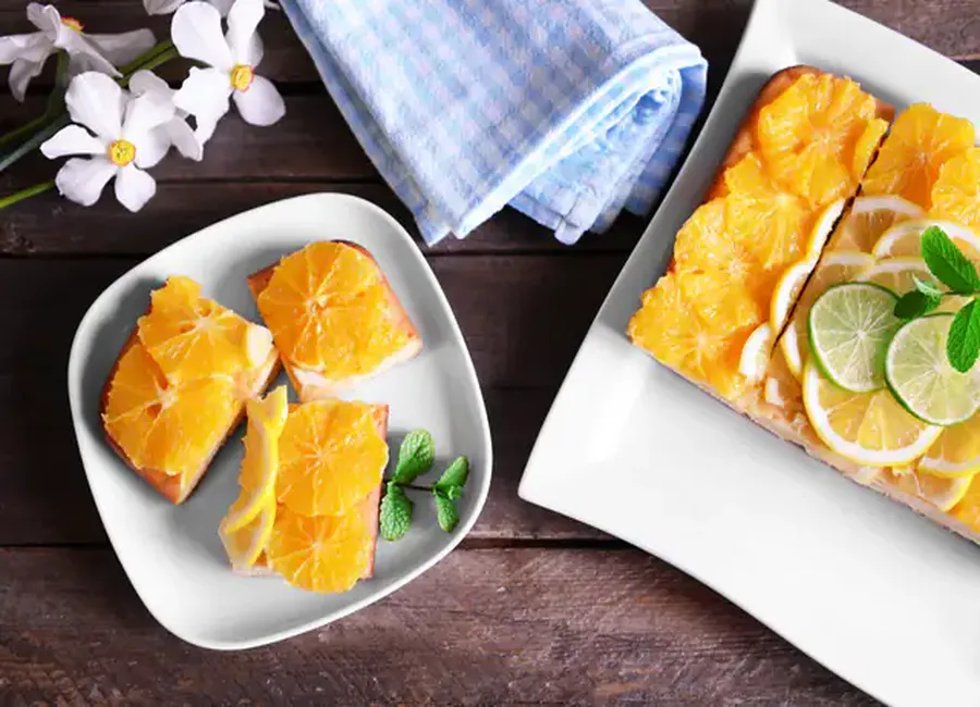 Tarte aux agrumes