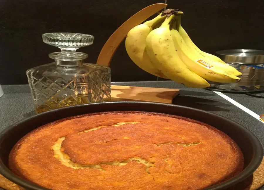 Gâteau rhum banane façon cuba