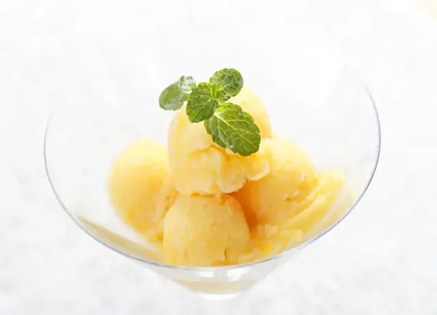 Crème glacée au melon