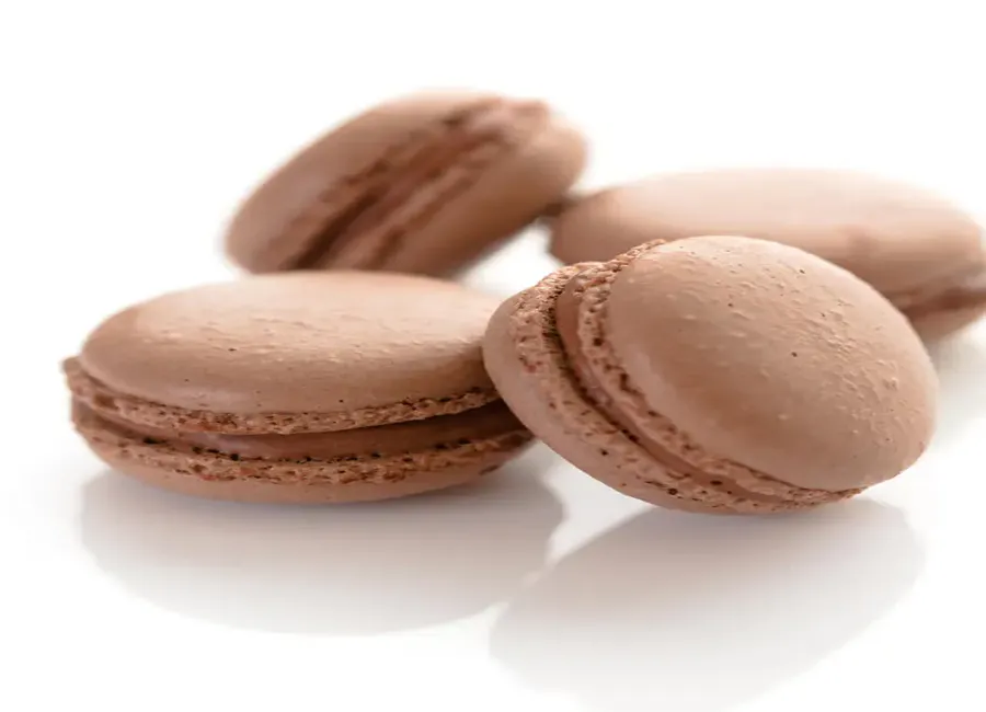 Macarons chocolat blanc – crème de marrons