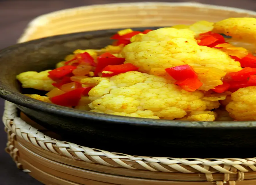 Wok de chou-fleur