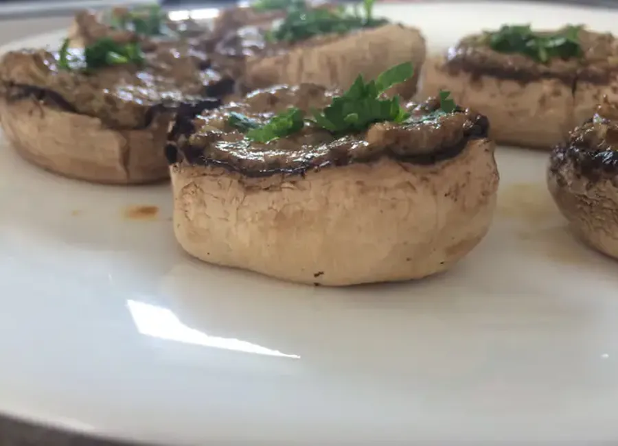 Champignons farcis végétarien light
