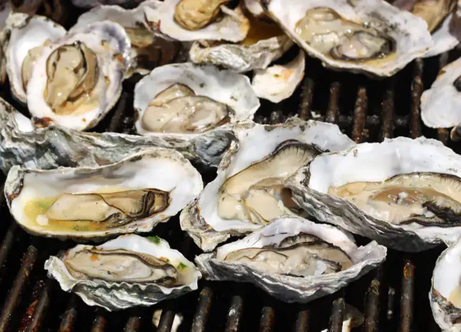 Huitres au barbecue