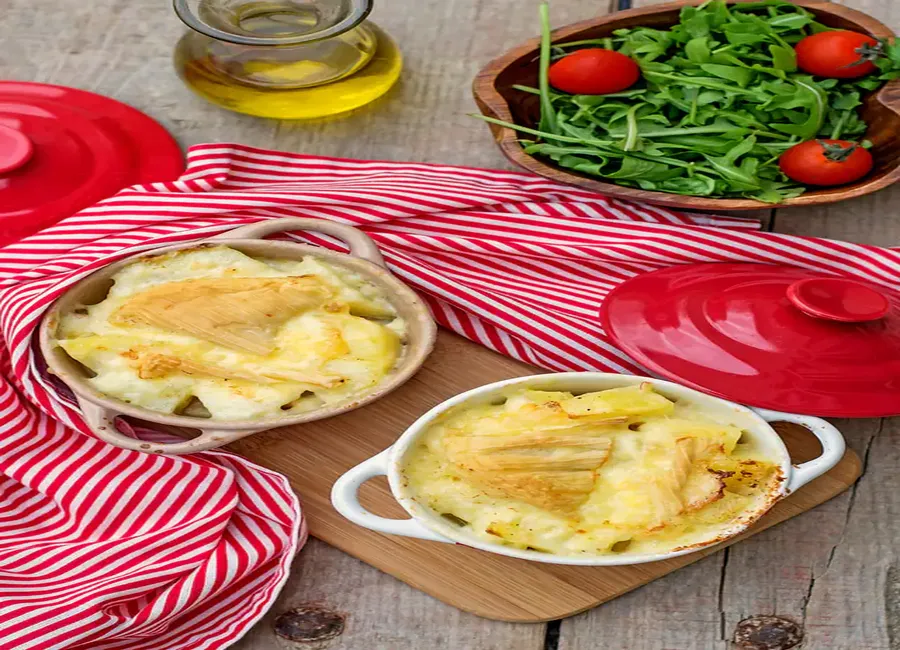 Tartiflette gourmande de bertrand aux rattes