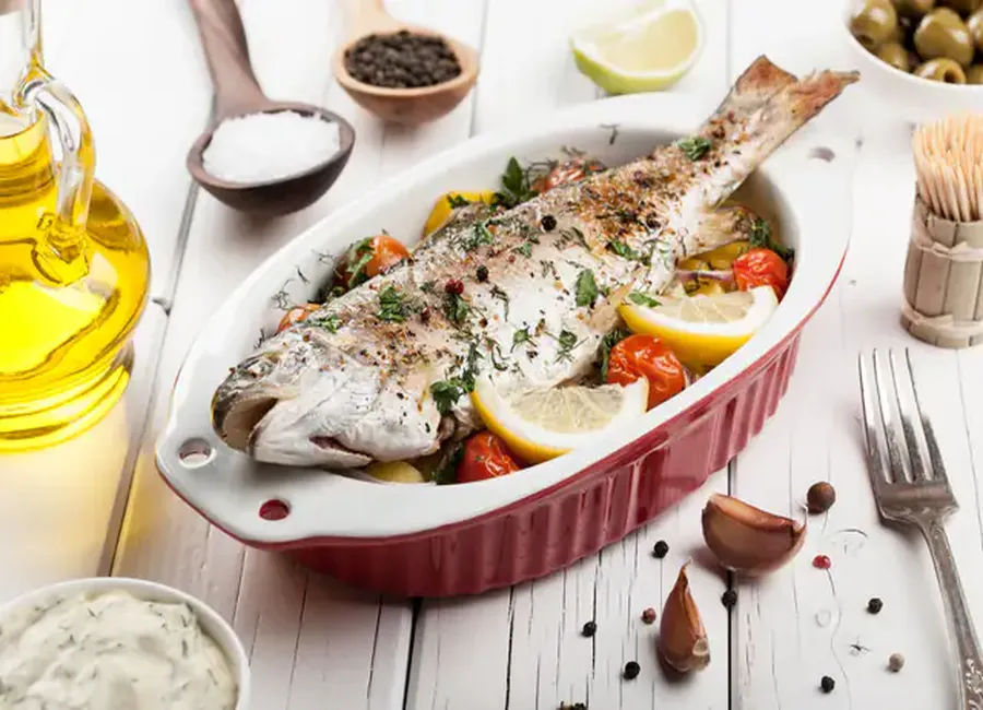 Poisson au four à la provençale