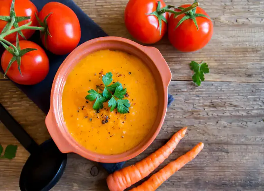 Velouté tomates carottes