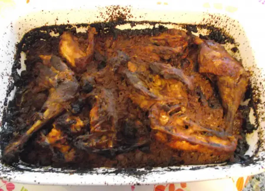 Pintade aux raisins secs
