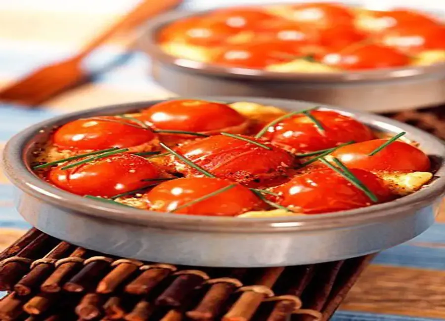 Clafoutis tomate chèvre
