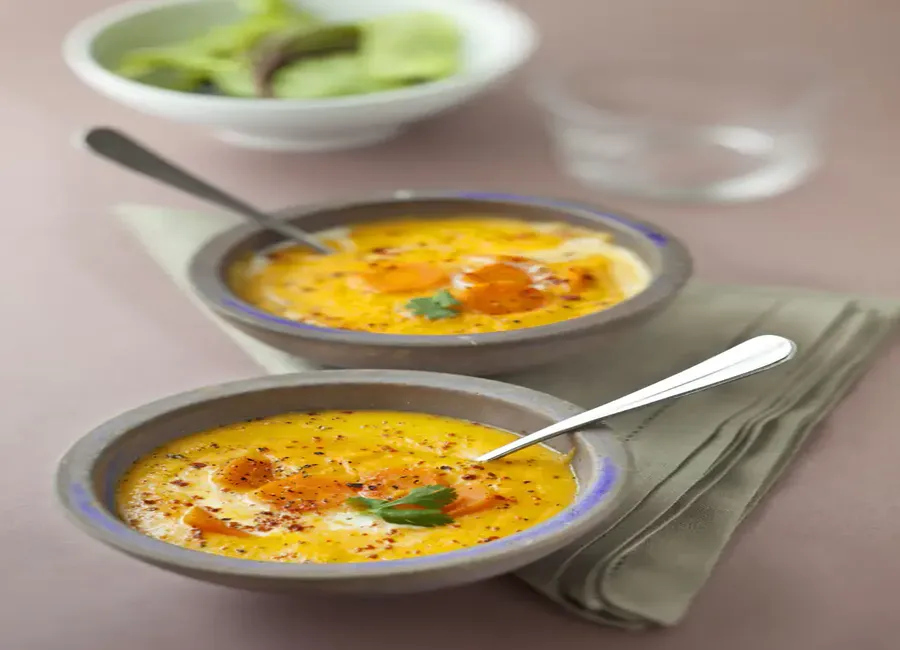 Soupe aux carottes et à la coriandre