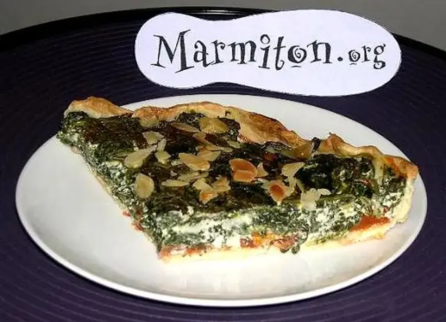 Tarte légère aux épinards et chèvre à ma façon