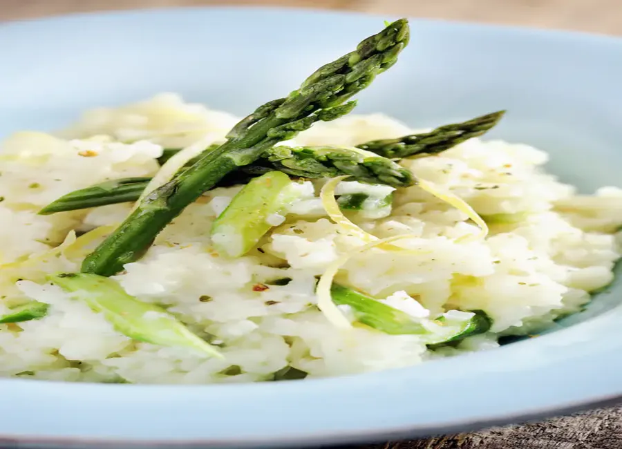 Risotto aux asperges et mascarpone