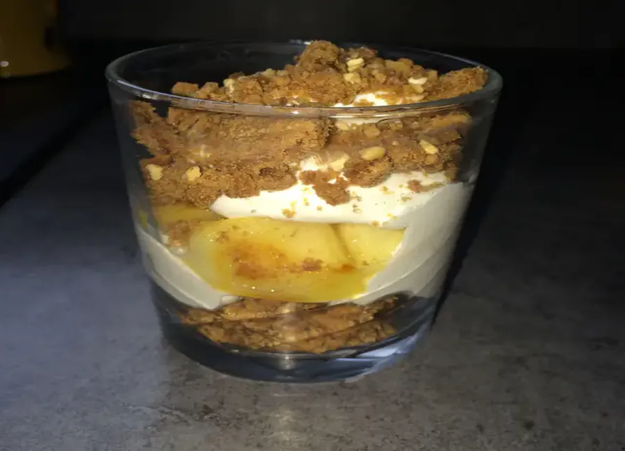 Délice de pommes au mascarpone