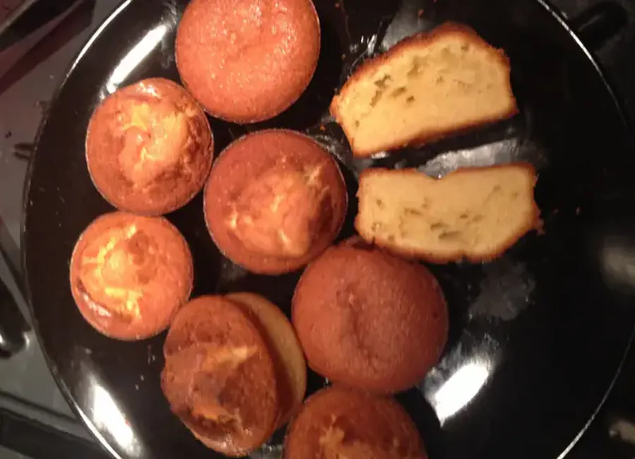 Mini cakes au chocolat blanc