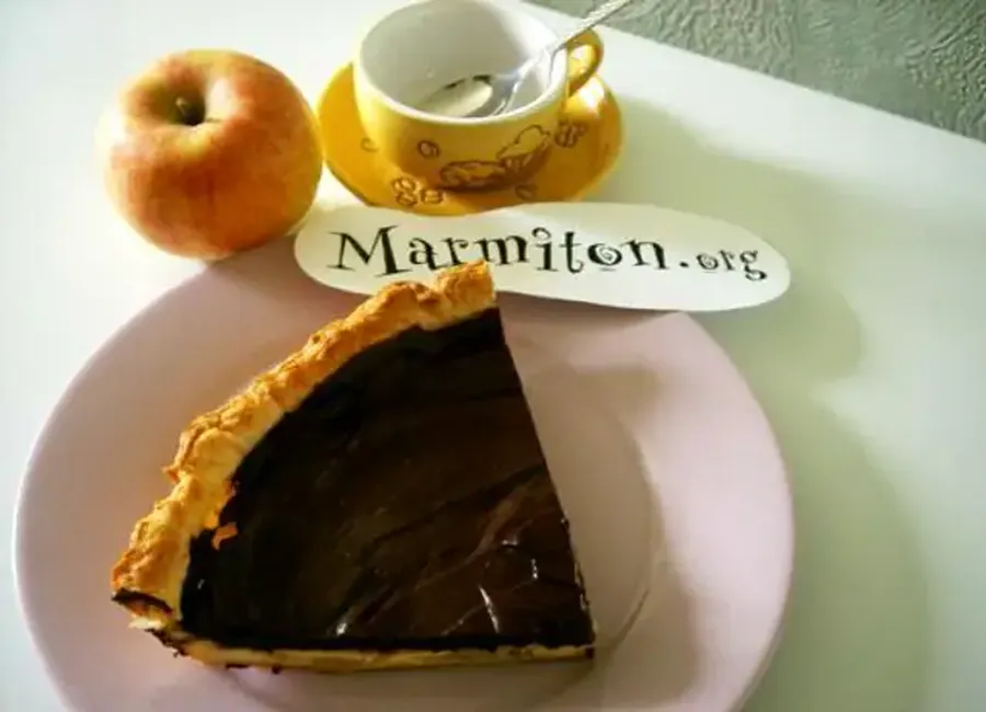 Tarte pommes chocolat à ma façon