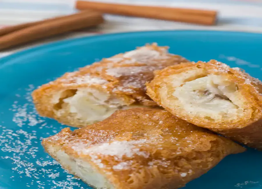 Beignets de bananes épicés