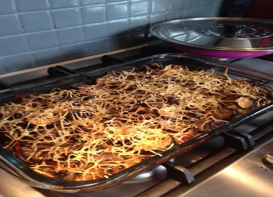 Millefeuille d'aubergines
