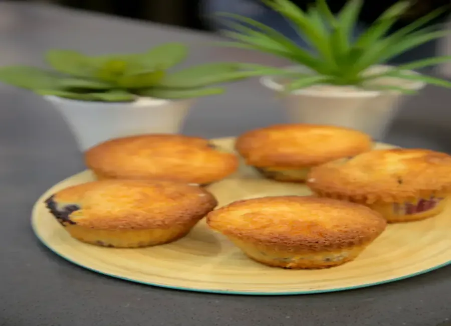 Muffins aux myrtilles anglais