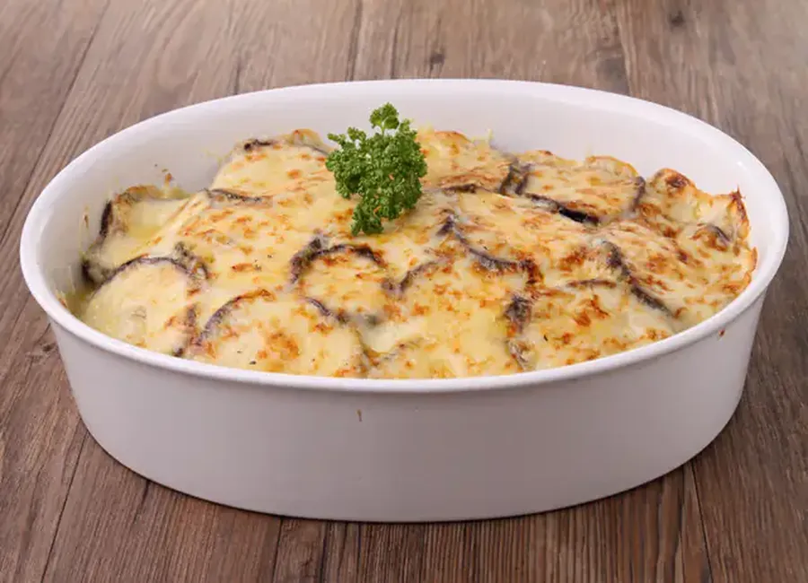 Aubergines au gratin