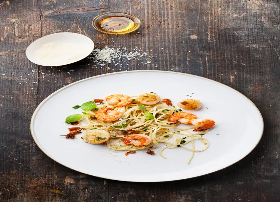 Coquilles st jacques au parmesan