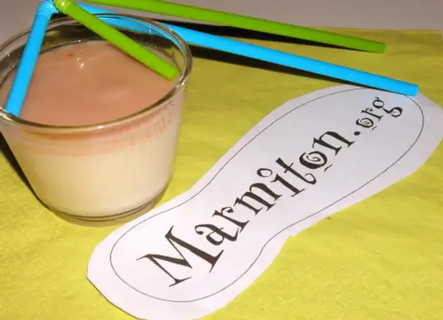 Soupe de poire parfum amande
