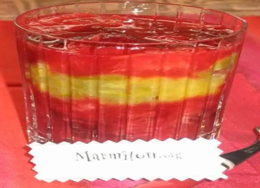 Compote bicolore aux prunes et mirabelles