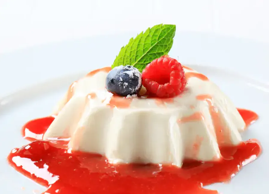 Delicieux coulis de fruits rouges
