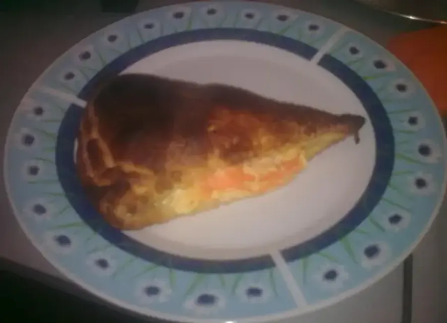 Feuilleté au fromage frais et carottes