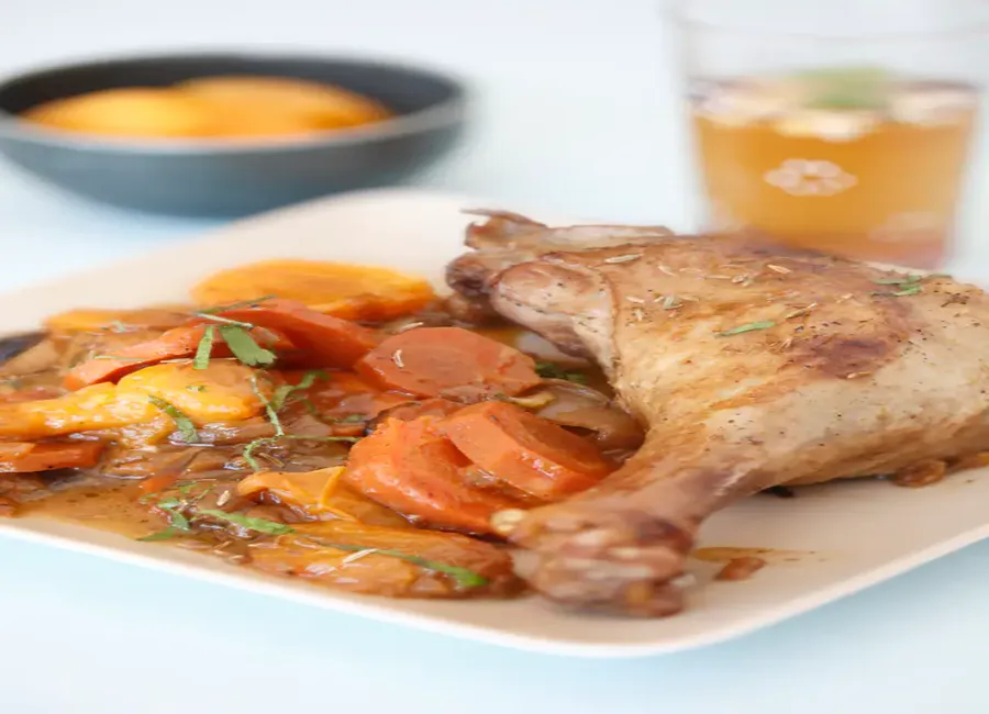 Tajine aux cuisses de canard