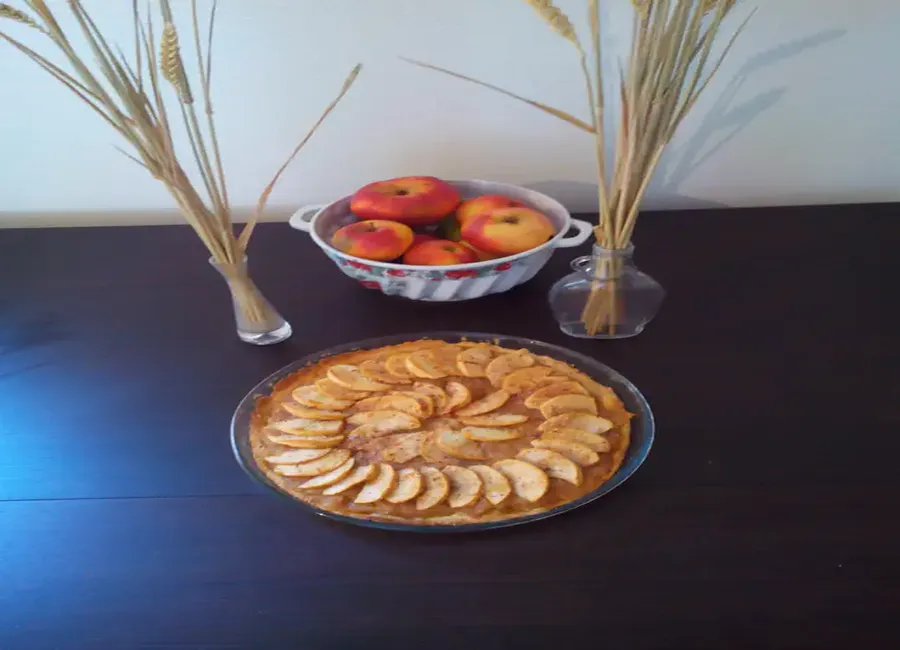 Tarte pommes noisettes cannelle