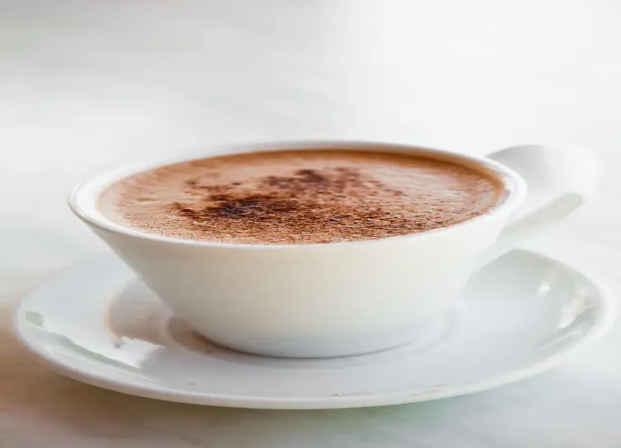Chocolat chaud crémeux à la pralinoise