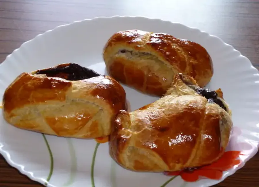 Feuilleté choco banane