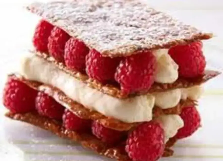 Mille feuilles aux framboises