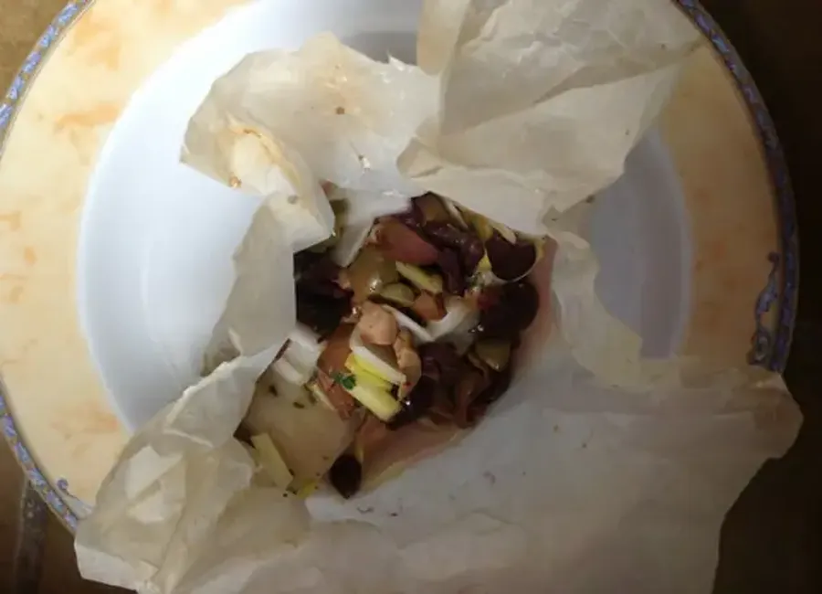 Filets de flétan en papillote