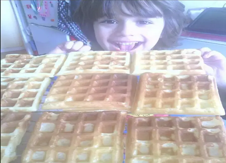 Gaufres au lait légères