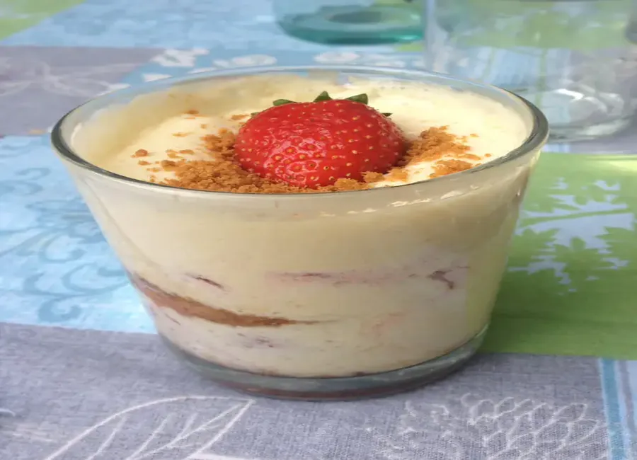 Délice de mascarpone aux fraises