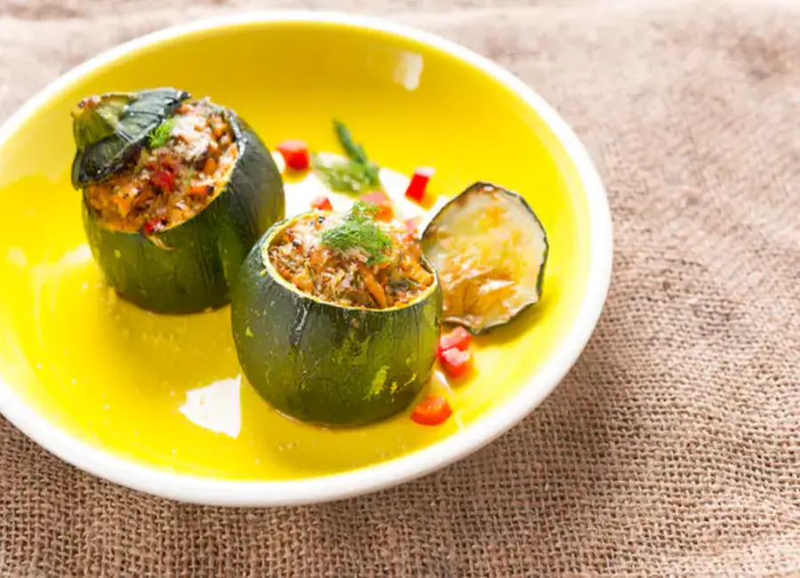 Courgettes farcies express