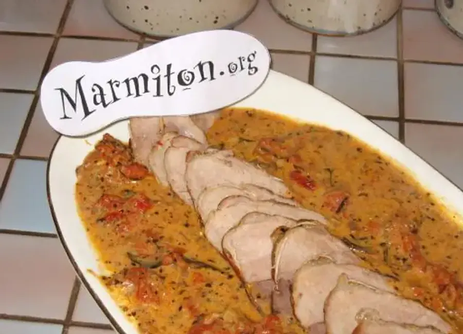 Rôti de porc aux herbes
