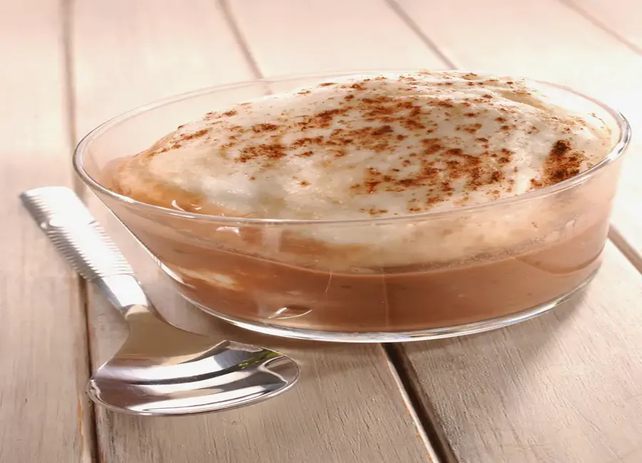 Oeufs à la neige au chocolat