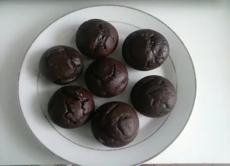 Muffins au chocolat coeur fondant allégé (sans beurre)