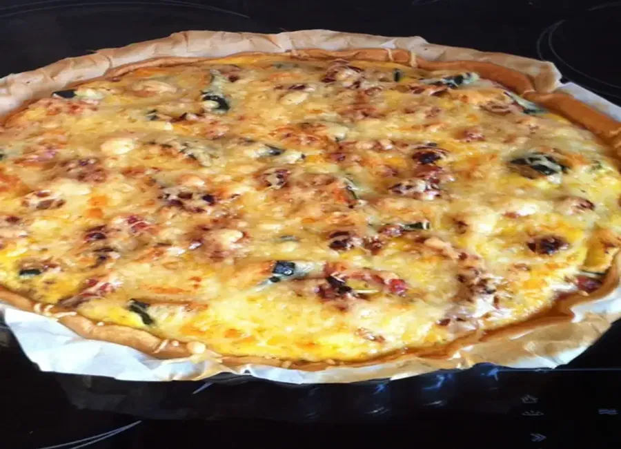 Quiche aux chicons et lardons