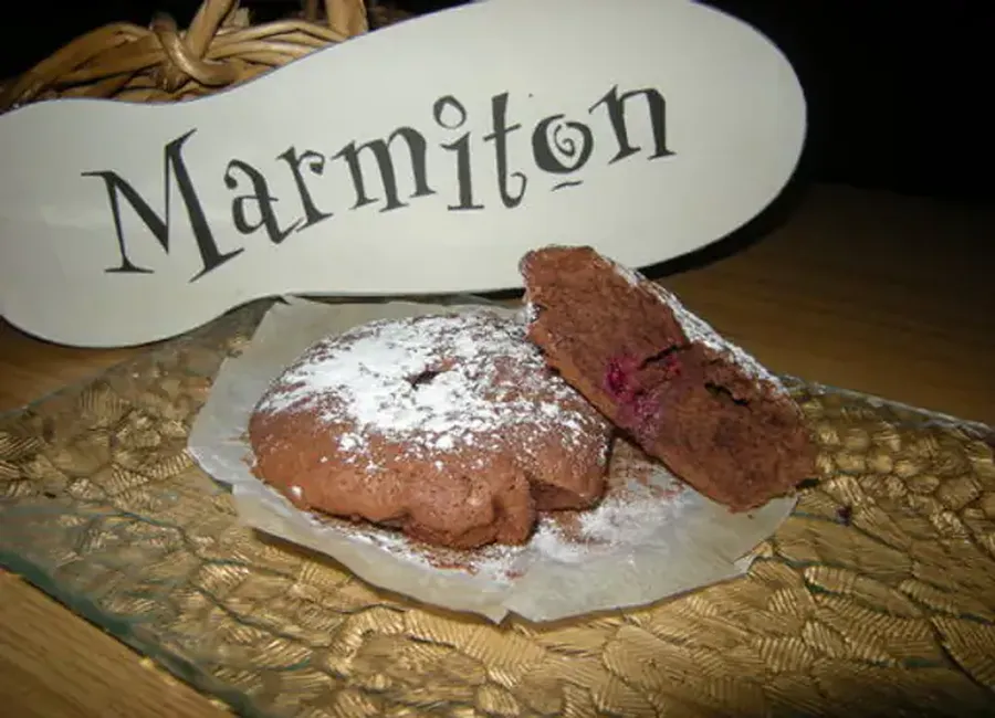 Moelleux chocolat / framboise sans beurre