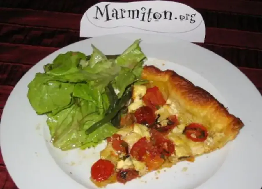 Délicieuse tarte feuilletée au chèvre