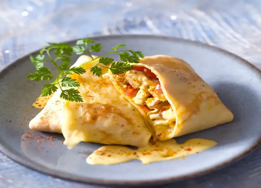 Crêpes au poulet