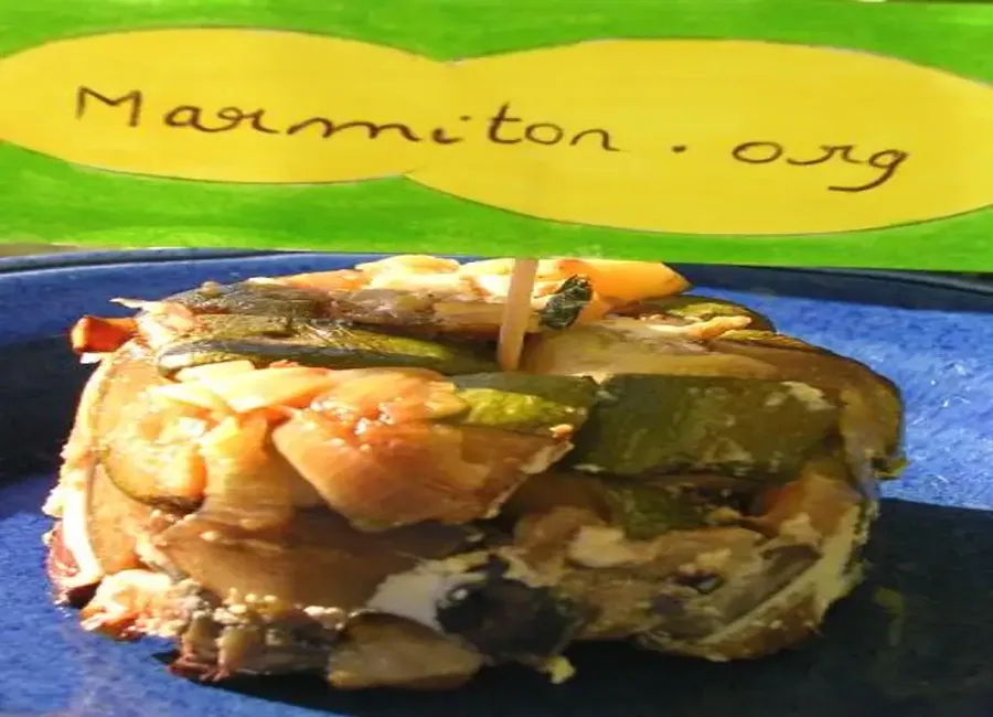 Terrine de légumes (courgette, poivron, aubergine)