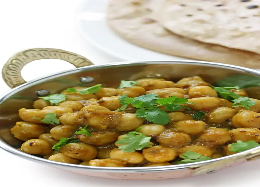 Curry de pois chiches au lait de coco