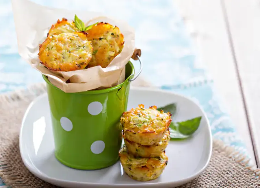 Muffins aux légumes d'été